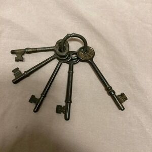 SET Of 5 Skeleton Keys